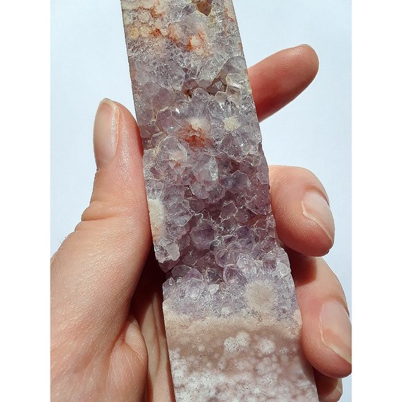 Amethyst x Flower Agate Tower - Picture 3 of 5